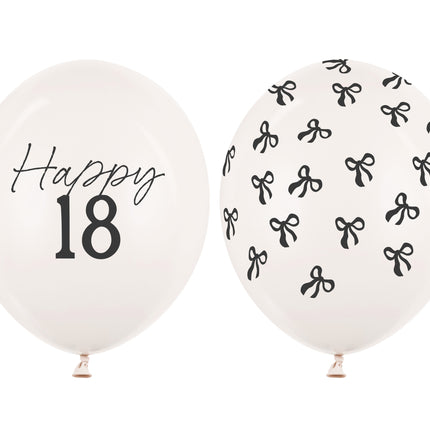 Globos 18 años 30cm 50pcs