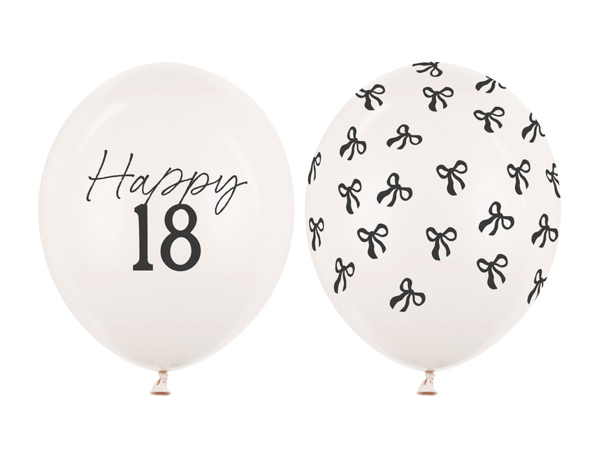 Globos 18 años 30cm 50pcs