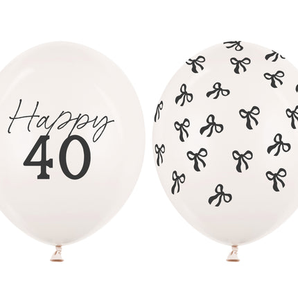 40 Años Globos 30cm 50pcs