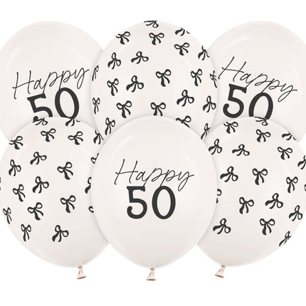 Globos 50 Años 30cm 50pcs