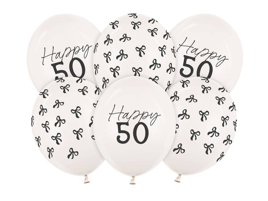 Globos 50 Años 30cm 50pcs