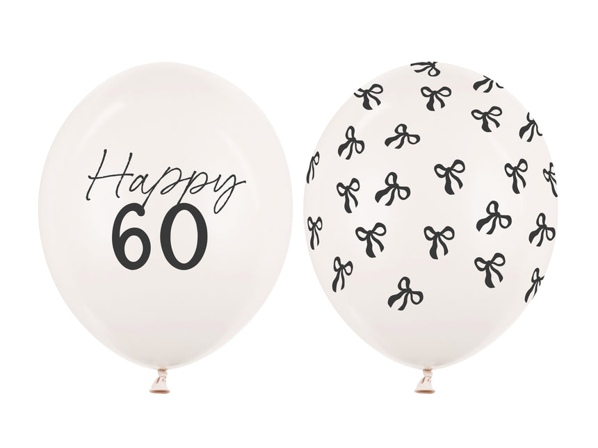 60 Años Globos 30cm 50pcs