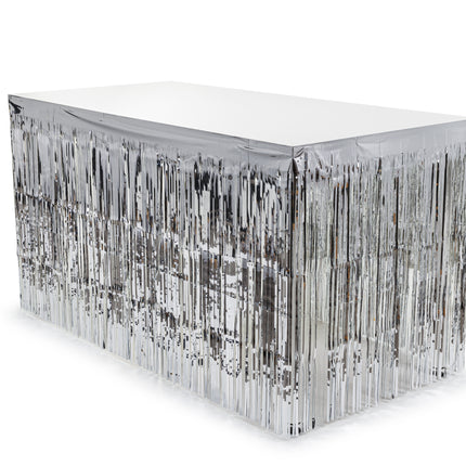Faldón de Mesa Plata 3m
