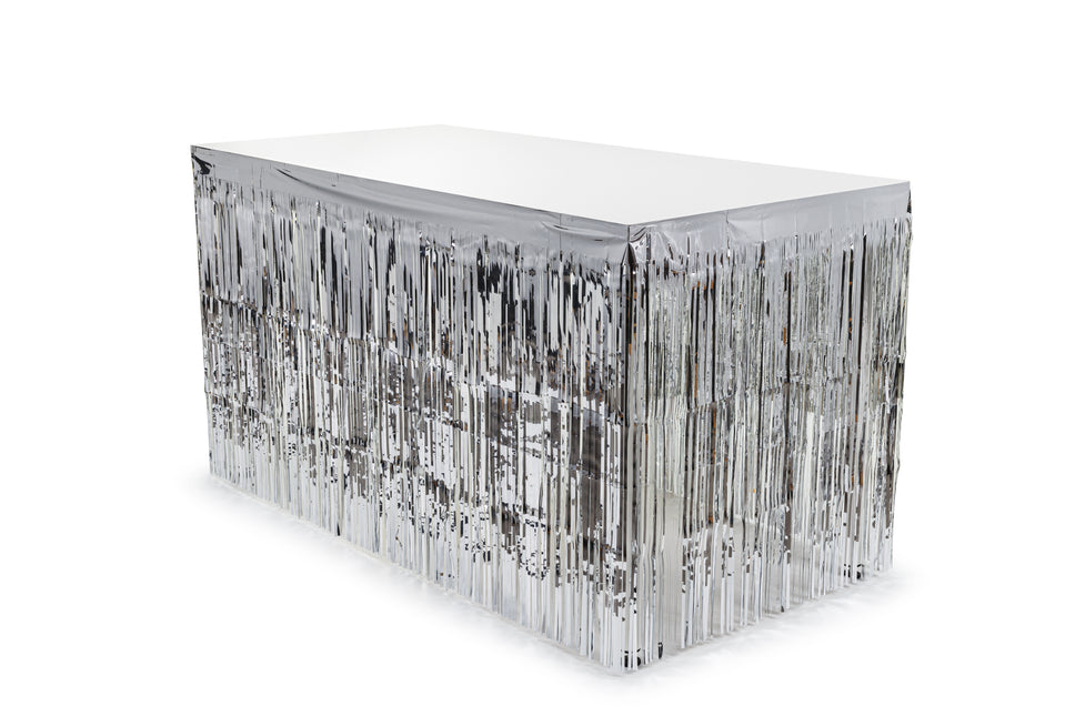 Faldón de Mesa Plata 3m