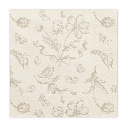 Servilletas Flores 33cm 12ud