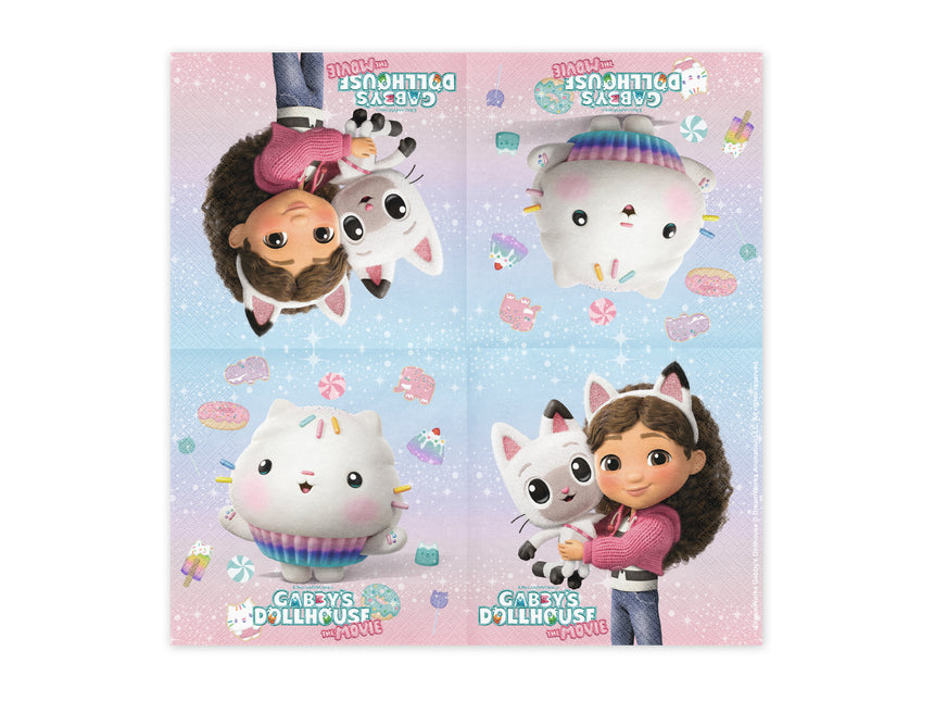 Servilletas Casa de muñecas Gabby 33 x 33 cm