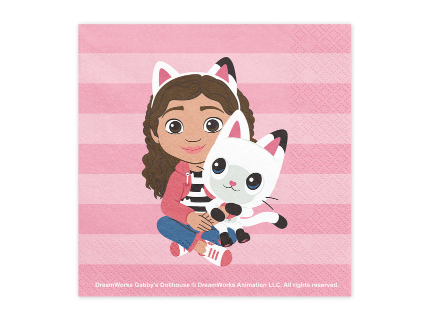 Servilletas Gabby's Dollhouse, 33 x 33
