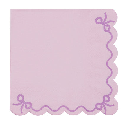 Servilletas Lilas Lazo 33cm