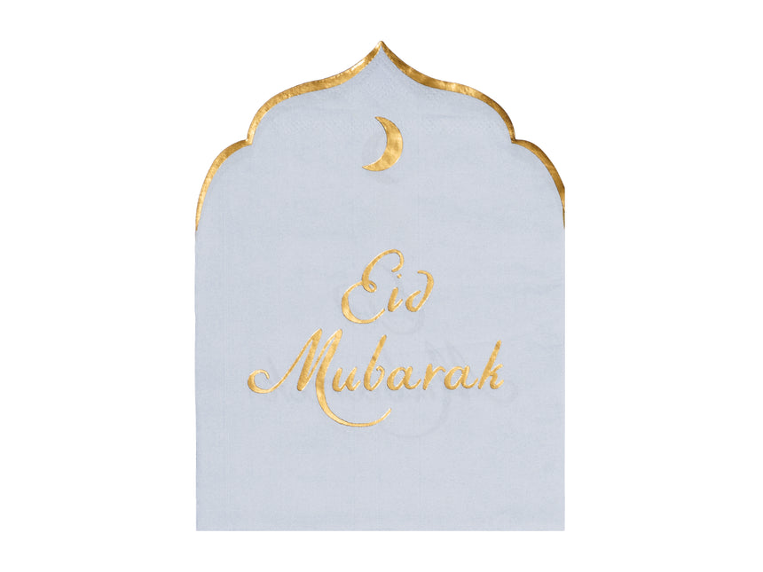 Servilletas Eid Mubarak 23cm 12pcs
