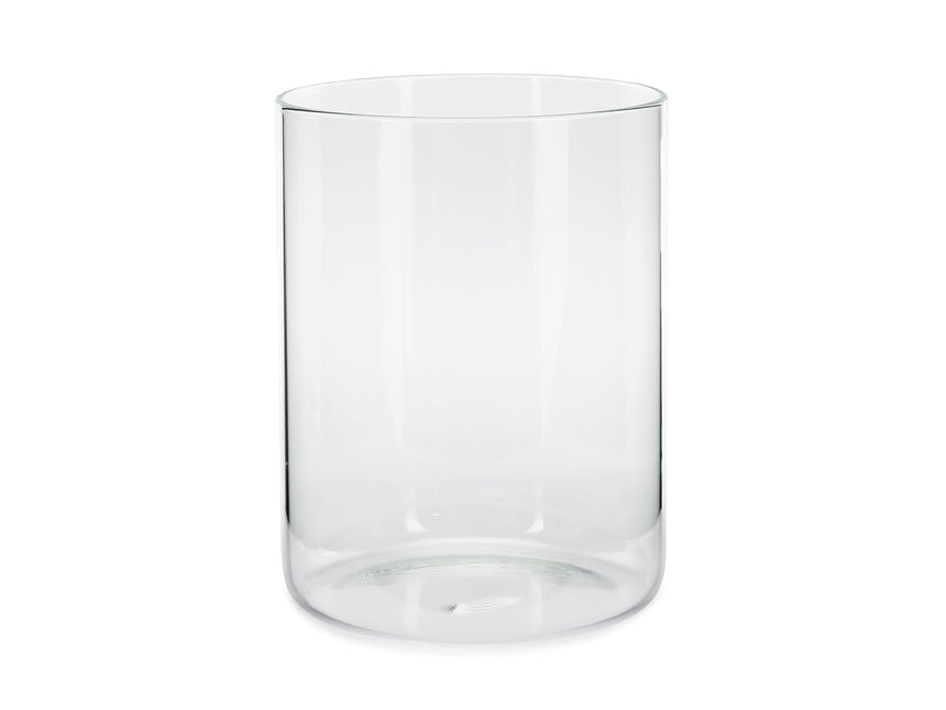 Portavelas Transparente 17cm