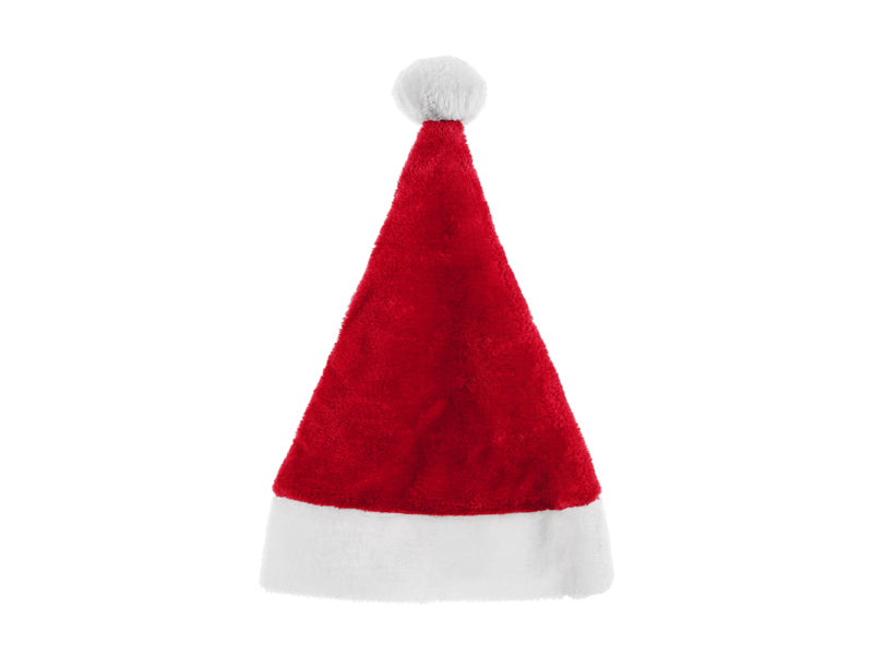 Gorro de Papá Noel Rojo Blanco 40cm