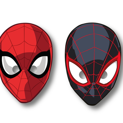 Máscara Spiderman Mundo De Telarañas 6pcs