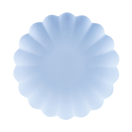 Platos azul claro 22cm 4ud
