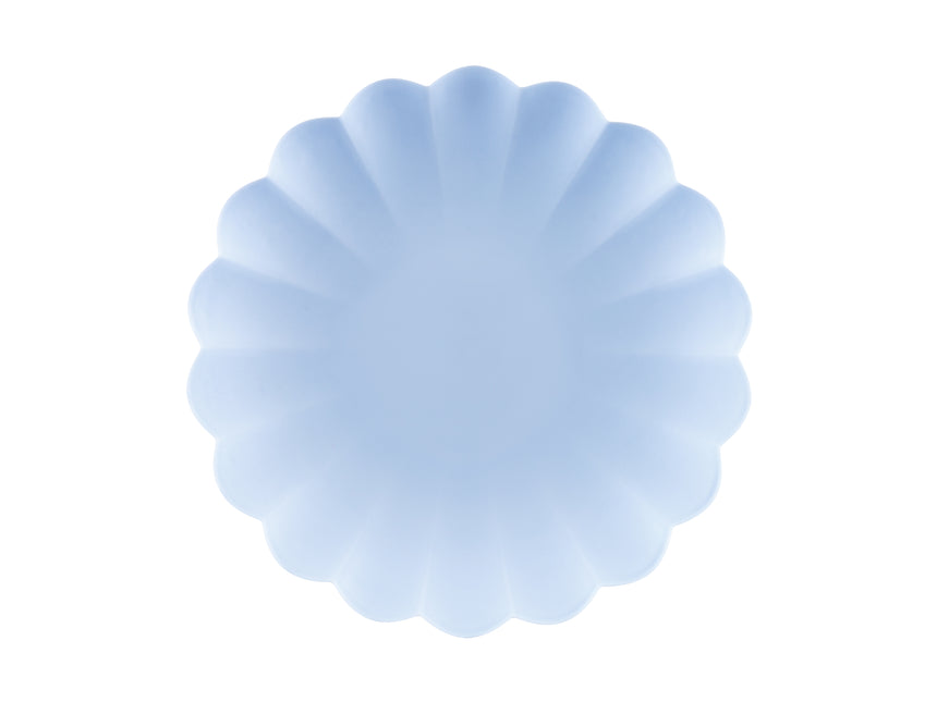 Platos azul claro 22cm 4ud