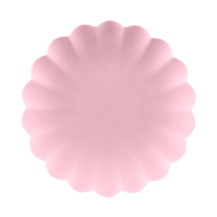 Platos rosas 22cm 4ud