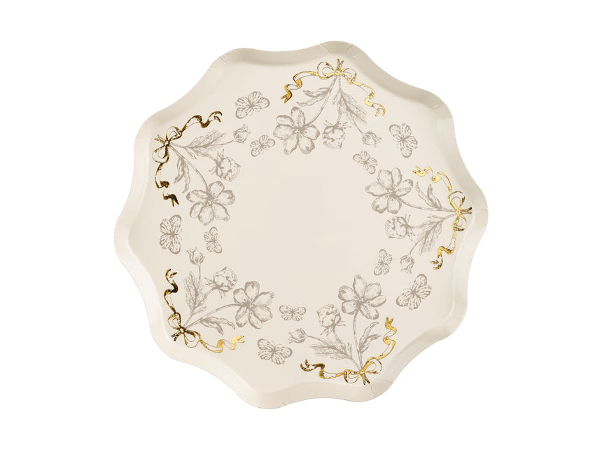 Platos Flores 20cm 6ud