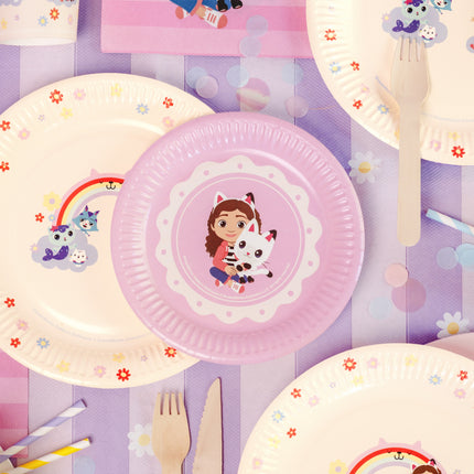 Platos Casa de muñecas de Gabby, 18 cm