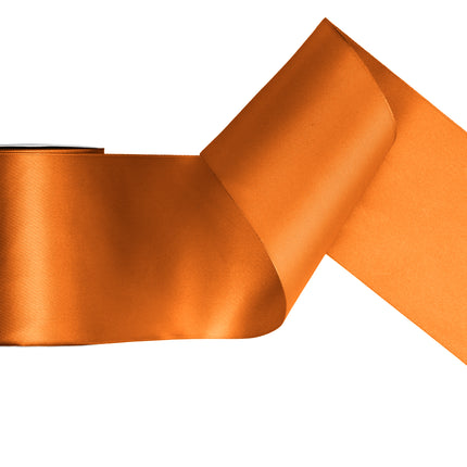 Cinta naranja satinada 25 m