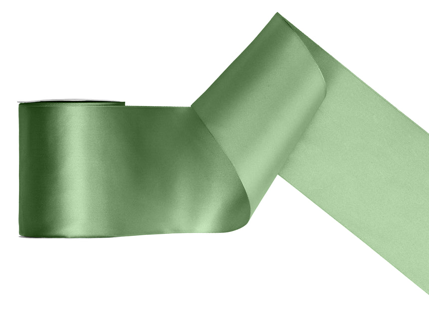 Cinta Verde Oscuro Satinada 25m