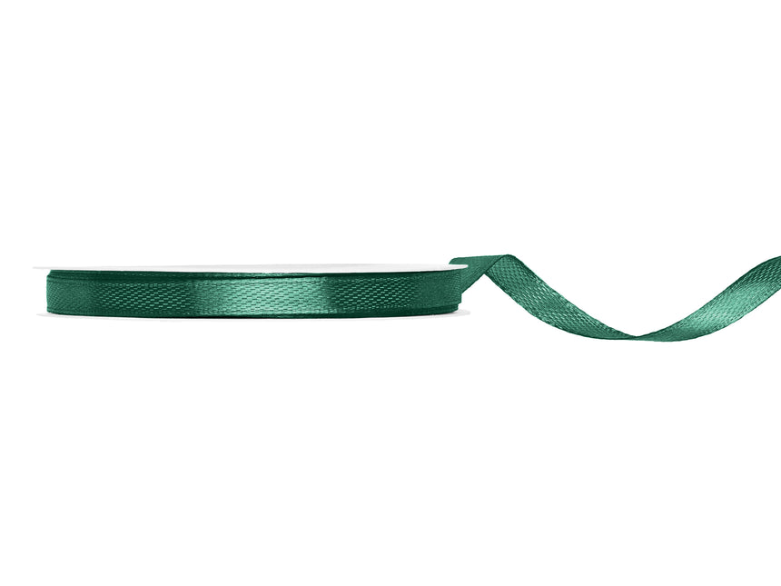 Cinta Verde Oscuro 6Mm Satinada 25m