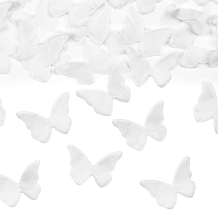 Cañón Confetti Mariposa Blanco 20cm