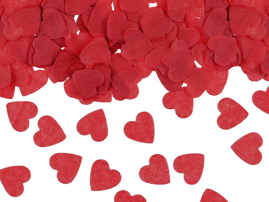 Cañón Confetti Corazón Rojo 28cm