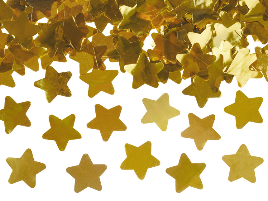 Cañón Confeti Estrella Oro 28cm