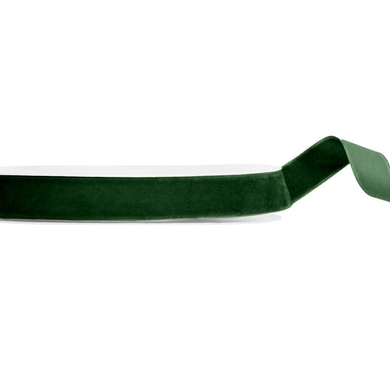 Cinta de terciopelo verde 10 m