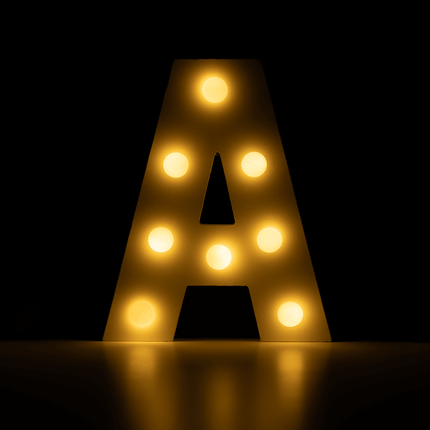 A Licht Letter 16,5cm van Paper Dreams koop je bij Partywinkel