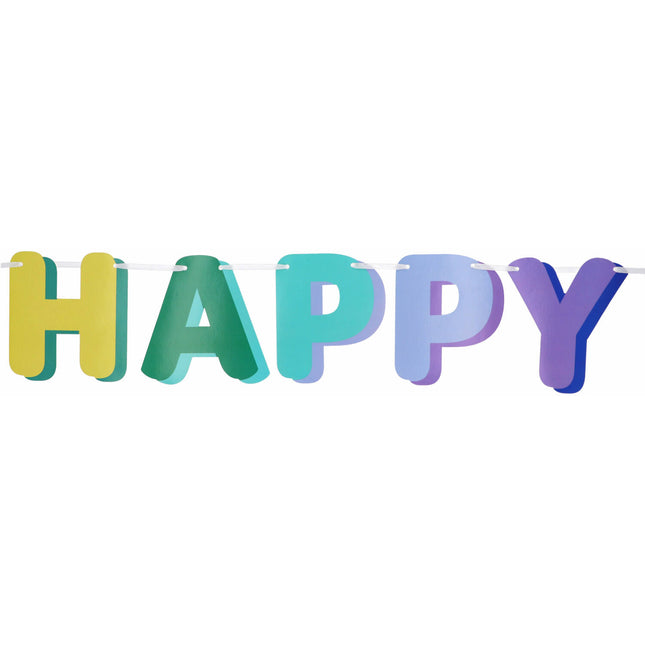Guirnalda Letra Feliz Cumpleaños 1,7m