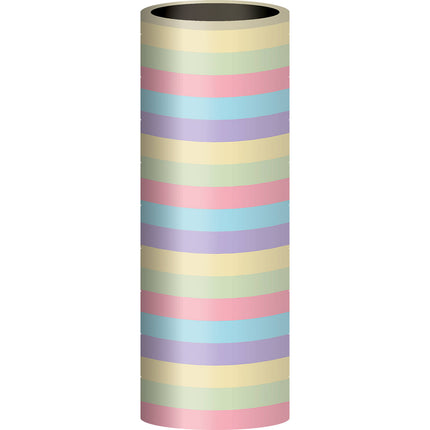 Serpentina de Colores Pastel 4m 3uds.