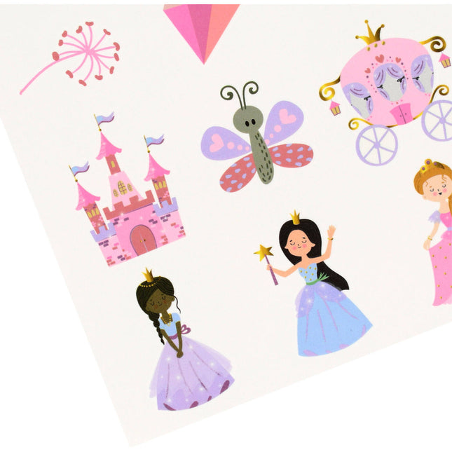 Tatuajes Falsos Princesas 25pcs
