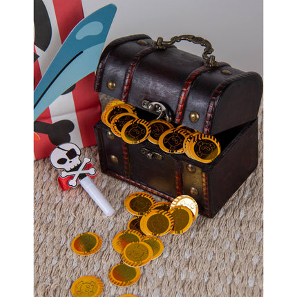 Monedas de confeti de oro 50uds.