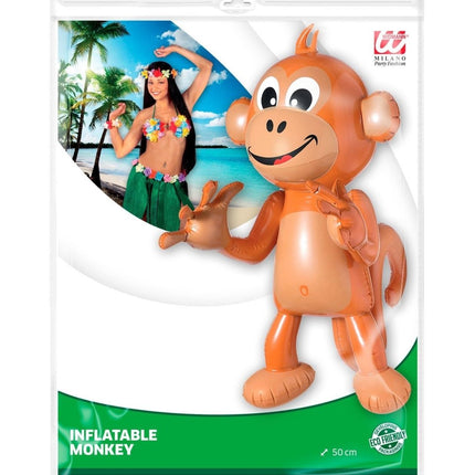 Aap Opblaas 50cm van Widmann koop je bij Partywinkel