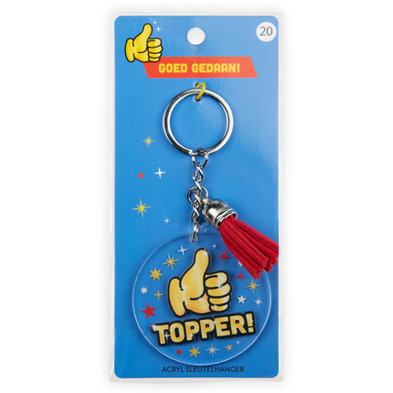 Llavero de acrílico Topper