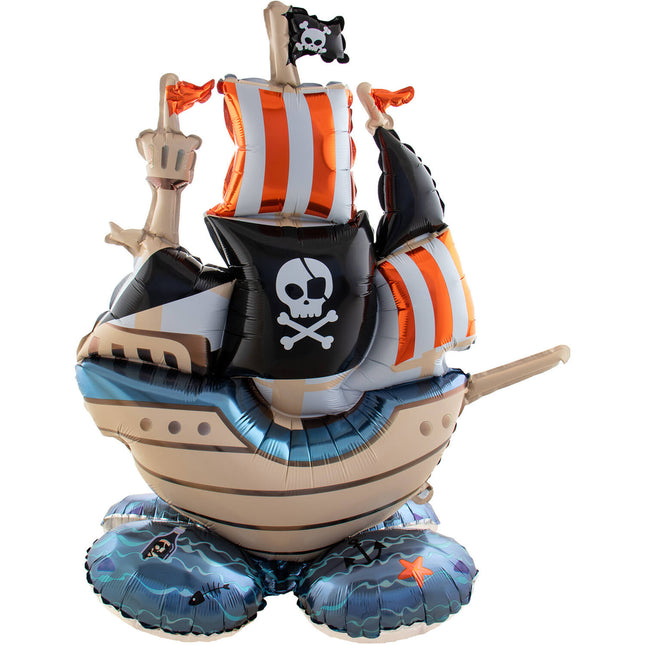 Globo de Helio Barco Pirata Vacío 81cm