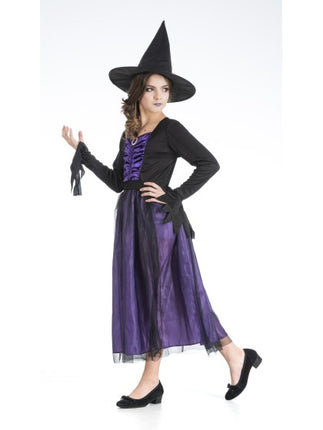Disfraz de bruja Agatha para mujer, de 2 piezas