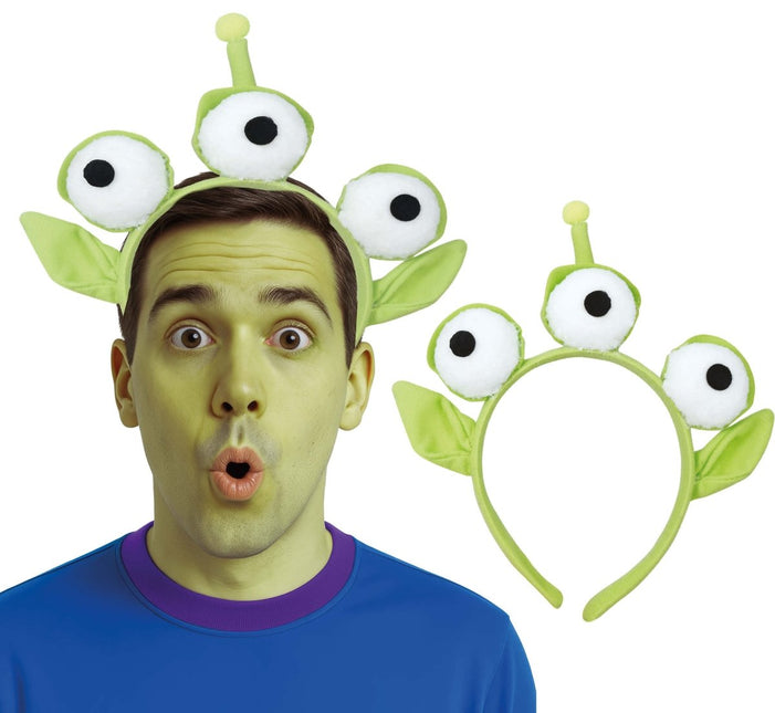 Alien Hoofdband Groen van Fiestas Guirca koop je bij Partywinkel