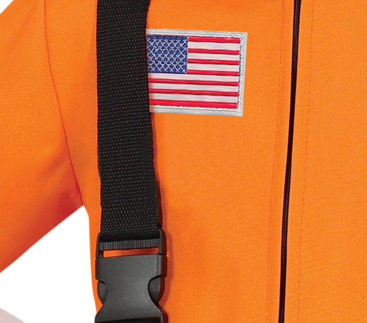 Astronauten Pak Oranje Kind van Fiestas Guirca koop je bij Partywinkel