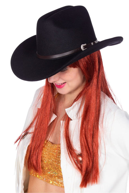 Authentic western cowboyhoed met gesp - Partywinkel - 8720059071128
