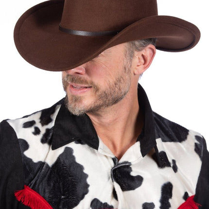 Authentic western cowboyhoed met gesp - Partywinkel - 8720059071135