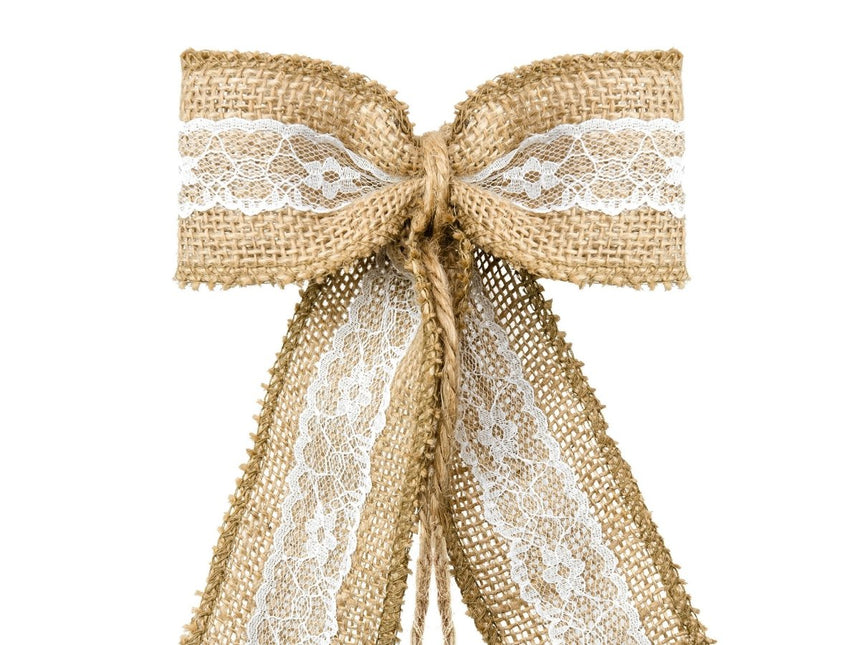 Auto Decoratie Set Bruiloft Strikjes van Partydeco koop je bij Partywinkel