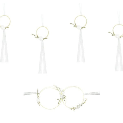 Autodecoratie Bruiloft Wit van Partydeco koop je bij Partywinkel