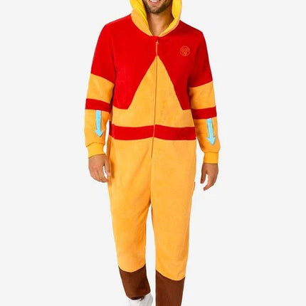 Avatar Aang Onesie Unisex Oranje van OppoSuits koop je bij Partywinkel
