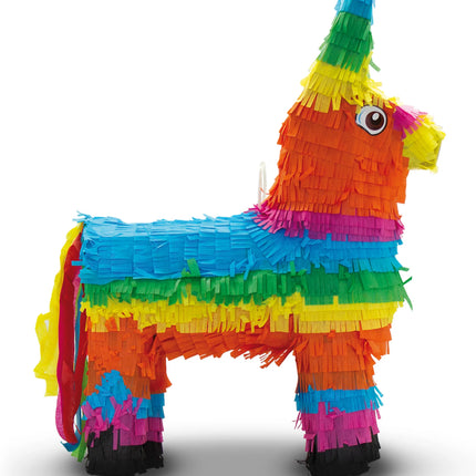 Piñata de burro, de colores, 41 cm