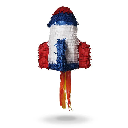 Cohete piñata de colores