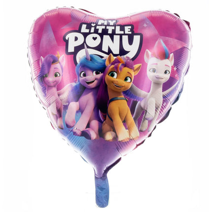Globo de helio de My Little Pony con forma de corazón, sin gas, 45 cm