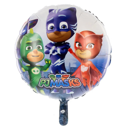 Globo de helio de Pj Masks, de colores, sin gas, 45 cm