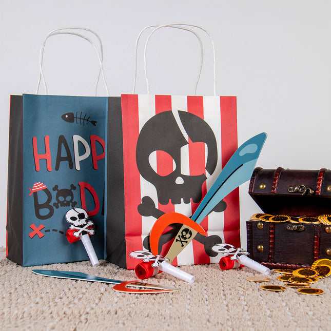 Bolsas Fiesta Pirata 27cm 6uds