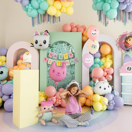 Baby Box & Kat folieballonnen, 43x46 cm en 35x37 cm van Partydeco koop je bij Partywinkel